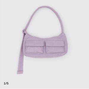 NWT BAGGU CARGO Shoulder Bag - Dusty Pink